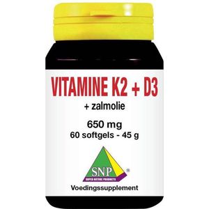 SNP Vitamine K2 D3 zalmolie 60 capsules