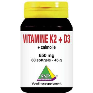 SNP Vitamine K2 D3 zalmolie 60 capsules