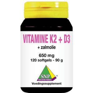 SNP Vitamine K2 D3 zalmolie 120 capsules