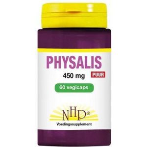 NHP Physalis 500mg puur  60 Vegetarische capsules