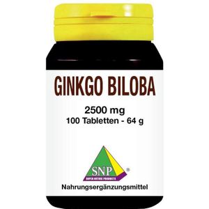SNP Ginkgo biloba 2500 mg  100 tabletten