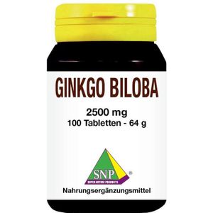 SNP - Ginkgo Biloba - Kruidenpreparaat - 2500 mg - Ondersteunt Ogen en Hart