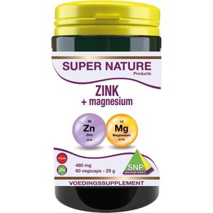 SNP - Zink + Magnesium - Mineralenpreparaat - 60 Capsules