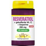 NHP Resveratrol 200 mg/Vitamine C/Bioperine puur 60 vcaps