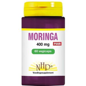 NHP moringa 400 mg puur 60 Vegetarische capsules
