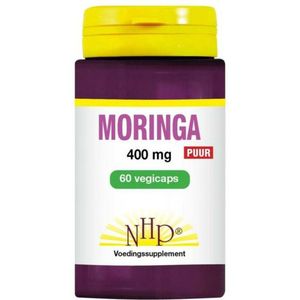 NHP moringa 400 mg puur 60 Vegetarische capsules