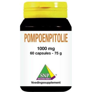 SNP - Pompoenpitolie - 1000mg - Voedingssupplement - 60 Capsules
