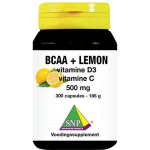 SNP - BCAA + Lemon - Voedingssupplement - 5000 mg BCAA - Vitamine C en D3