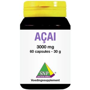 Super Nature Products - Acai - Kruidenpreparaat - Donkerpaars - 3000 mg