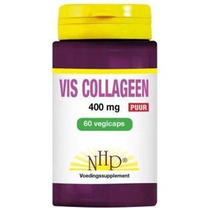 Vis Collageen - Hydrolysaat - 400 mg - Vegetarische Capsules