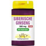 NHP Siberische ginseng 500mg puur  60 Vegetarische capsules