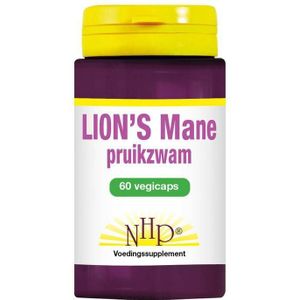 NHP - Lion's Mane - Kruidenpreparaat - 60 Vcaps - Geschikt voor Vegetariërs en Veganisten