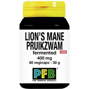 Super Nature Products - Lion's Mane - Voedingssupplement - 400 mg - Gefermenteerd
