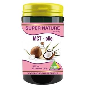 SNP - MCT-olie - Vetzurenpreparaat - 1200 mg - Kokos- en Palmkernolie