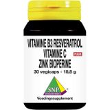 SNP Vitamine B3 resveratrol gebufferde vitamine C zink  30 Vegetarische capsules