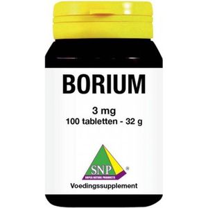 Super Nature Products - Borium - Voedingssupplement - 3 mg - Geschikt voor Vegetariërs en Veganisten