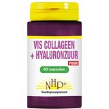 NHP Vis collageen hyaluronzuur puur 60 capsules