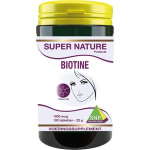 Biotine - 1000 mcg - Voedingssupplement - 1 Tablet