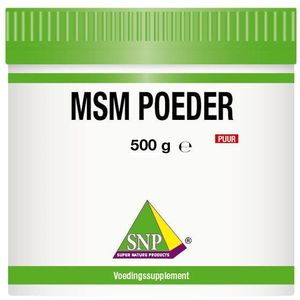 Snp Msm Poeder Puur, 500 gram