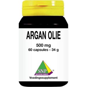 Super Nature Products - Argan Olie - 500 mg - Voedingssupplement