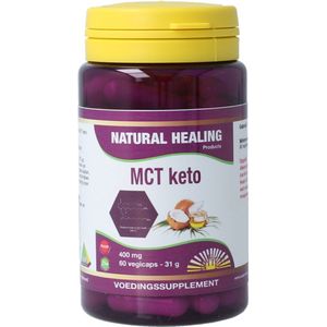 NHP - MCT Keto - Vetzurenpreparaat - 800 mg - Vegetarische Capsules