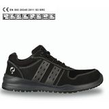 Quick - Q1905 Sport - Werkschoen - Zwart - Leer/Suède/Mesh