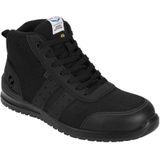 Quick Sprint - Dark High QS0562 - Sneakers - Zwart - Microfiber en Flying Knitted