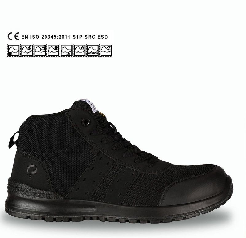 Quick Sprint Dark High QS0562 S1P - Zwart - 45