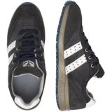 Q1905 - Londen - Werkschoenen - Donkerblauw - Leer/Suède