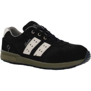 Q1905 - Londen - Werkschoenen - Donkerblauw - Leer/Suède