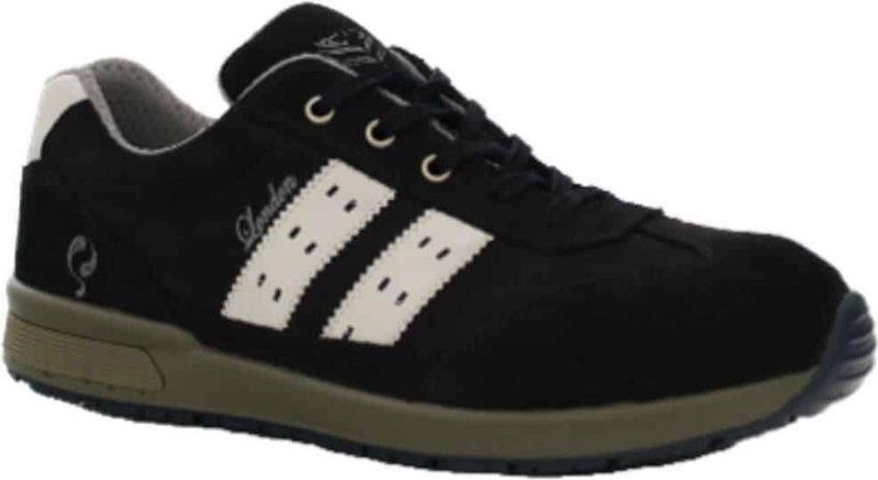 Q1905 - Londen - Werkschoenen - Donkerblauw - Leer/Suède