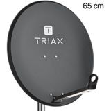 65cm Schotel Antenne + 3° Single DUO LNB (Canal Digitaal Ready) + 10 M Coax