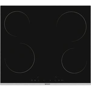 Wiggo WH-E624G(B) - Inbouw inductie kookplaat - 2 fase - 60cm - Zwart