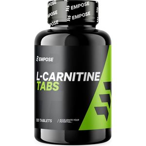 Empose Nutrition - L-Carnitine - 120 Tabs - Supplement - Ondersteunt vetverbranding