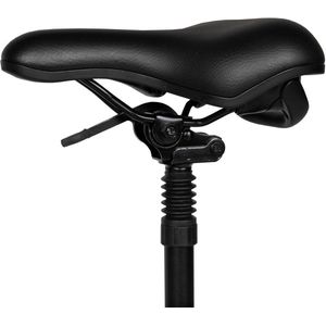VirtuFit - Zadel - Zitje voor E-Step S200i - Zwart - Aluminium - Ergonomisch