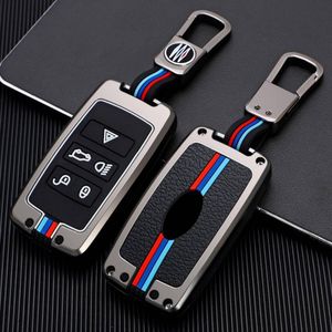 Metalen Autosleutel hoesje - Sleutelhoesje - Sleutelcover - Autosleutelhoes - Geschikt voor Jaguar B5 - Jaguar XE, Jaguar XF, Jaguar XJ, Jaguar F-Pace, Jaguar F-Type - Auto Sleutel Accessoires gadgets - Kado - Cadeau man - vrouw