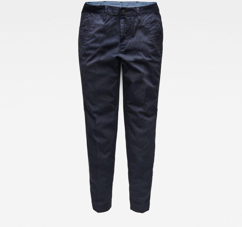 G-Star Bronson Skinny Chinobroek Met Halfhoge Taille - Dames - Mazarine Blue