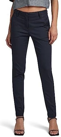 G-STAR RAW - Bronson Mid Waist Skinny Chino - Blauw - Dames Chino