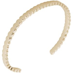 Melano friends Jessica wave armband - Roségoudkleurig - Dames - Maat Large