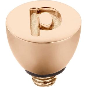 Melano - Twisted Steentje - Dames - Rosekleurig - Stainless Steel