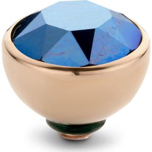 Melano - Twisted Season CZ Steentje - Crystal Metallic Blue - 8 mm