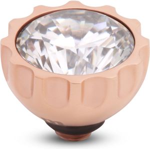 Melano - Twisted Steentje - Zirkonia - Crystal - 9 mm