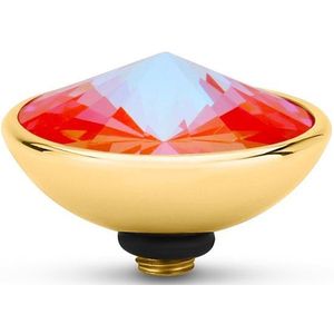 Melano - Twisted Gradient Steentje - Orange Glow - Edelstaal