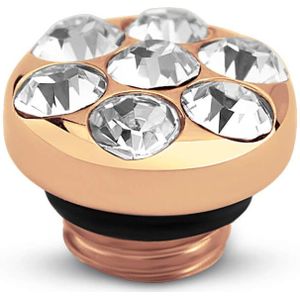 Melano - Vivid Pave Steentje - Crystal - Zirkonia