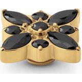 Melano - Vivid Brooch CZ - Zwart - Roestvrij Staal
