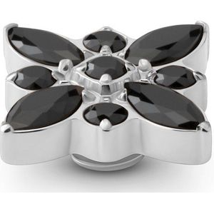 Melano - Vivid Brooch - Zwart - Zilver - Roestvrij Staal