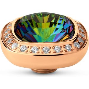 Melano - Vivid Deluxe Steentje - Crystal Vitrail - Edelstaal