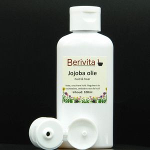 Jojoba Olie 100ml - Pure, Koudgeperste en Onbewerkte Jojoba Oil - Hexaanvrij - Huidolie en Haarolie