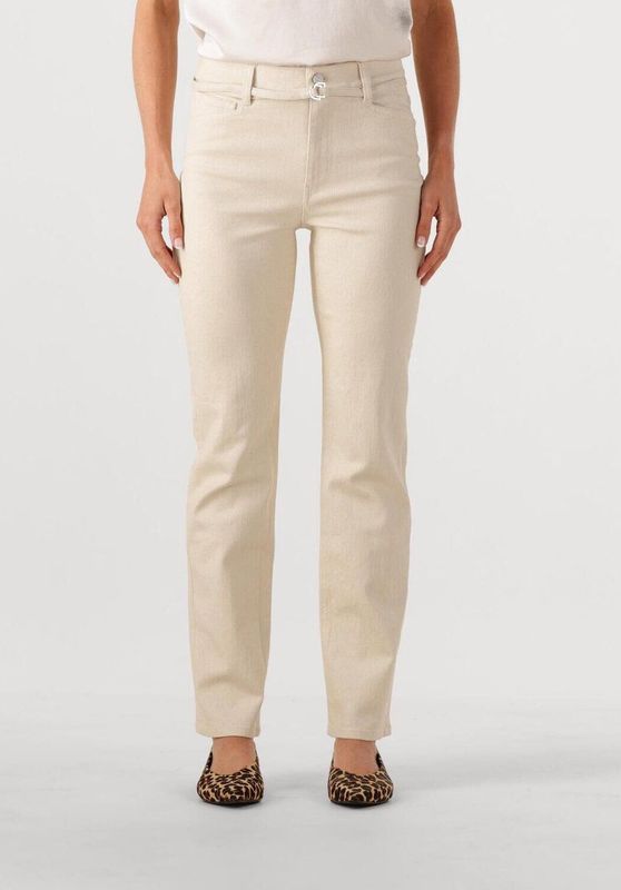 Dante 6, Dames, Jeans, Beige, Maat: XS Denim,