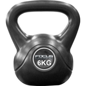 Focus Fitness - Kettlebell - 6 KG - Cement - Gewichten